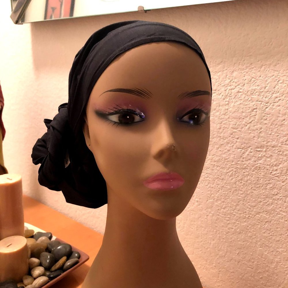 Black Ankara Head Wrap